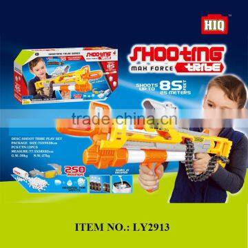 Hot selling shooting gun toys, plastic toys gun for kids play set