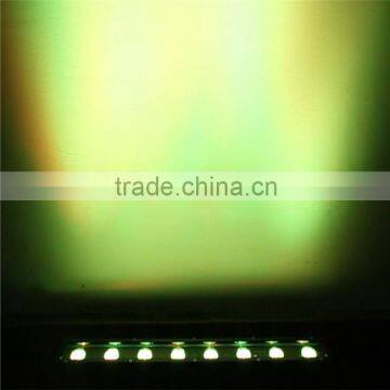 High Quality 8*Tri-3W RGB Battery IR Remote LED Wall Wash Light photo-3