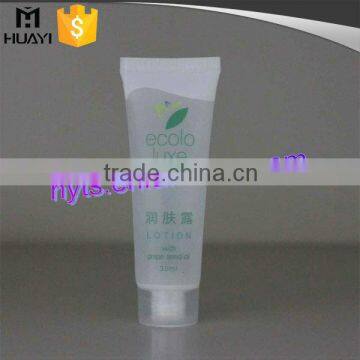 clear plastic tube packaging for cream