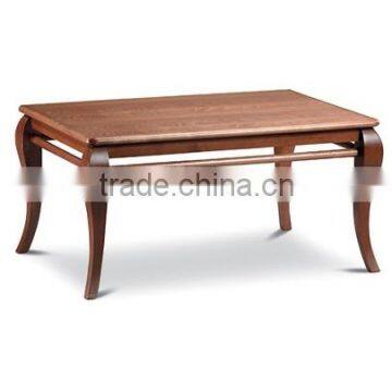 rubber wood living room coffee table mdf veener top HDCT312