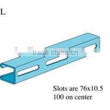 Perforated Pre Galvanized steel Strut channel