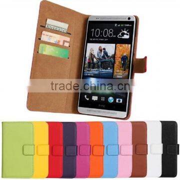 Luxury Magnetic Wallet Credit Card Stand Leather Case For HTC One Max T6/For HTC Desire 816