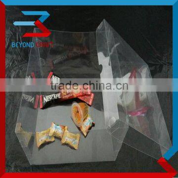 foldable clear pvc transparent packaging box poly packing box