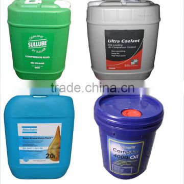 compressor oil atlas copco oil lubricant oil can 20L plastic jerry can for lubricant oil 20L compressor oil can