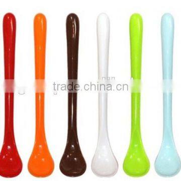 OEM /ODM food grade plastic color changing spoon,FDA/FLGB standard plastic spoon,cheap price BPA free plastic spoon set