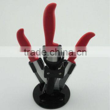 4Pcs ceramic knife with knife holder