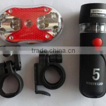 LED Bicycle Head Light+Rear Tail Safety Light