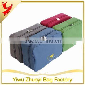 2015 New Polyester Material Hanging Cosmetic Bags with Hook