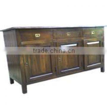 Buffet Panel 3 Drawers No Moulding