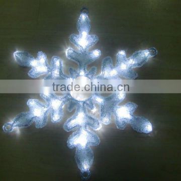 Led Snowflake Motif Light Warm White for Christmas Outdoor Decoration