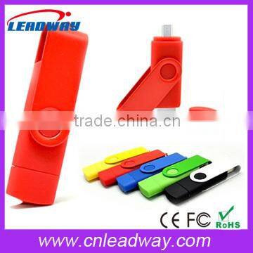 Cheapest colorful ogt flash drive for android smart phones tablets external storage devices