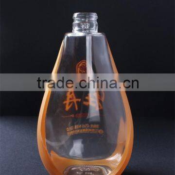 China Professional Factory Customer Unique Shape Wholesale Glass Wine Bottle photo-5