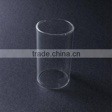 lighting glassware clear promotional transparent high borosilicate 3.3 two ends open hollow glass tube for lighting