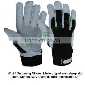 Top quality2015 Leather custom made best mechanic gloves