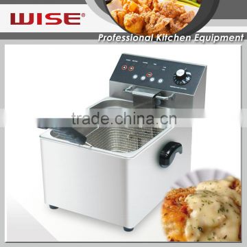 Most Popular Electric 8L Deep Fryer Thermostat Restaurant Use