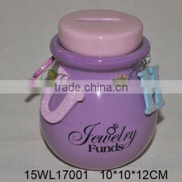 Wholesale Simple Ceramic Cash Box,ceramic Piggy Box,ceramic Money Box,ceramic Coin Box photo-2
