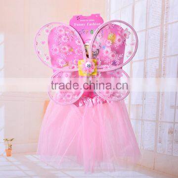 pink wings with pink tutu wholesale pink tutu sets