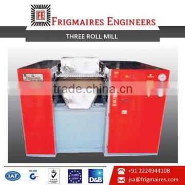 Three Roll Mill for Grinding & Dispersing of Inks, Paints, Chocolates, Carbon Pastes, Polymers