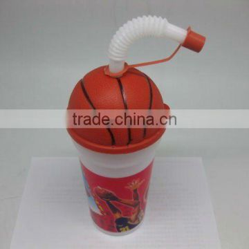 350ml Plastic Basket straw cup