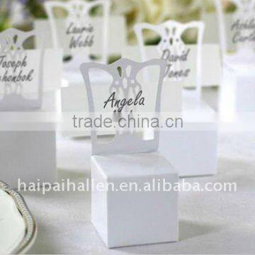 Wedding favors Miniature Chair Place Card Holder and Favor Box                        
                                                Quality Choice