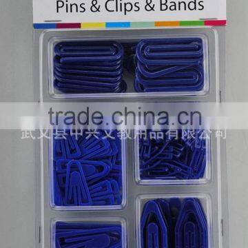 Paper clip push pin set