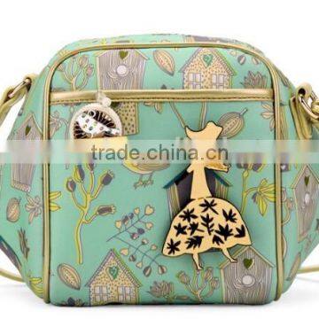 2015 spring woman printing shoudlder bag clutch bag