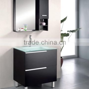 Oak Wood Espresso Waterproof Freestanding Bathroom Vanity