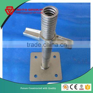 Electro galvanized hollow section jack base