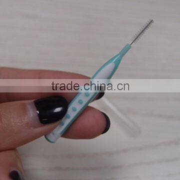Rubber Handle Interdental Brush for Teeth Braces Cleaning photo-2