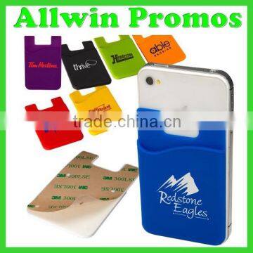 Customized Smartphone Silicone Card Sleeve