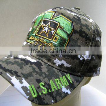 long peak custom camo baseball cap manufacturer