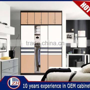 OEM China made bedroom wardrobe sliding door designs