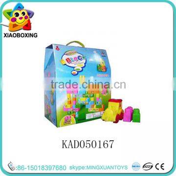 100% safety plastic popular creative building blocks toys