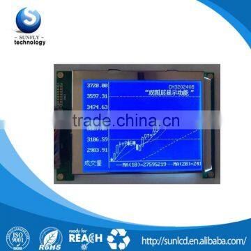 RA8835 blue on white graphic 320x240 lcd display