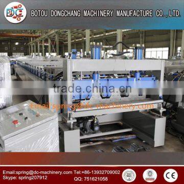 Steel structure house floor deck roll forming machine