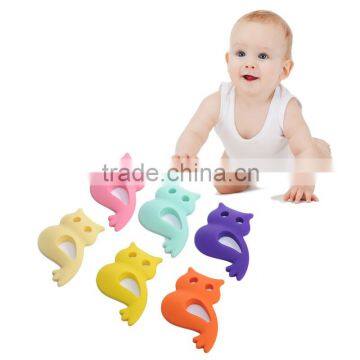 Funny Shape BPA Free Silicone Pendant, Baby Teething Pendant, Silicone Baby Teething Pendant Necklace