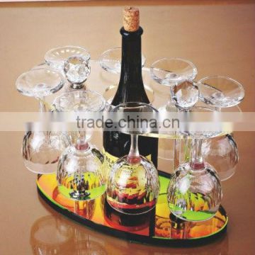 ARRIVAL crystal glass Bar Butler for wineglass holder(R-1453