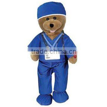 lovely plush doctor teddy bear