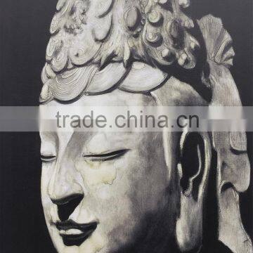 Home Decoration Printed Printing Modern Art Buddha Face Oil Painting