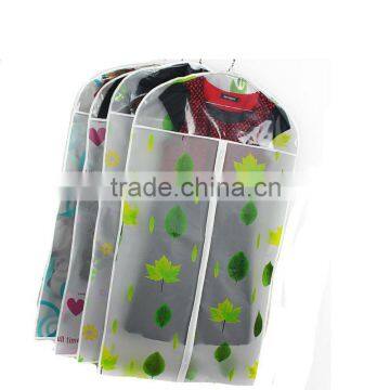 hot waterproof PVC cheap cloth bag garment bag suit hanger for promotional