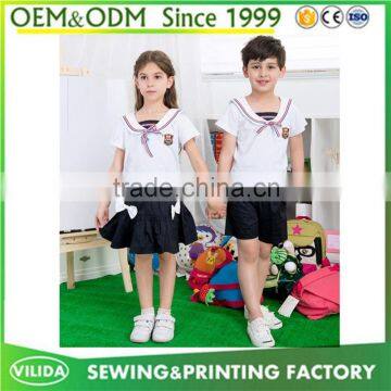 Custom japanese style primary school uniform sailor style kindergarten uniform