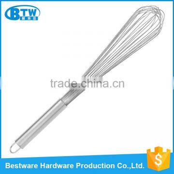 Eco-friendly Eggbeater Whisk Stainless Steel 201 Polished Treatment Egg Stirrer