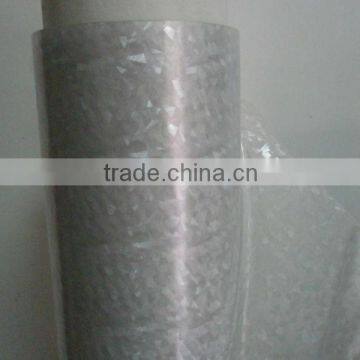matt pvc film with embossed for covering