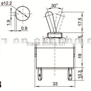 Machinery Toggle Switch,on off on Toggle Switch,micro Toggle Switch photo-5