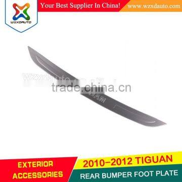 2010-2012 VW TIGUAN REAR BUMPER FOOT PLATE STAINLESS STEEL ACCESSORIES VW TIGUAN