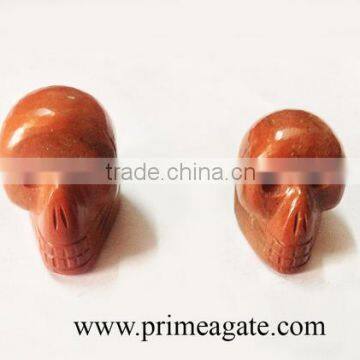 Factory Price Wholesale Red Aventurine Skull Craft