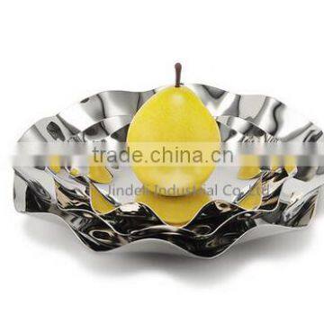 3 Tier Fruits Cakes Desserts Plate Stand Stainless Steel Plates photo-4