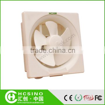 Bathroom Kitchen Full ABS Plastic Square/Round Ventilation Exhaust Fan / Window Ceiling Mounted Ventilation Extractor Size