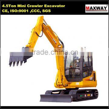 CE Mark , KYB Hydraulic System, ISO Certificate, Mini Excavator for Sale . CT45-7B