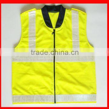 Roadway Hot sale safety vest, hi-vis yellow bike safety vest